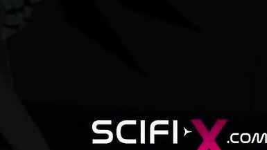 A sexy stupid space angel acquires drilled by female android shemale hentai - 15 image