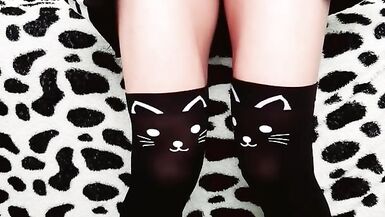 crossdresser masturbating and cum - 5 image