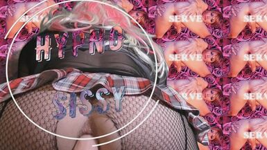 No music Sissy Femboy rides a large vibrator unfathomable penetration (1/4 series) - 1 image