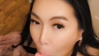 OF_sexyasiantrans4u...Playing with her Large toy and cum a lot - 2 image