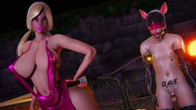 Luxurious Futanari Bonks Serf Hunk