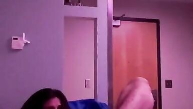 rubbing my feet in college dorm - 10 image