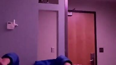 rubbing my feet in college dorm - 12 image