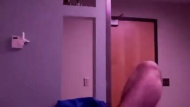 rubbing my feet in college dorm - 2 image