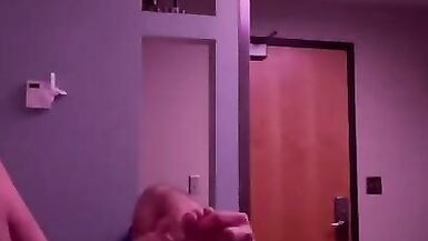 rubbing my feet in college dorm - 6 image