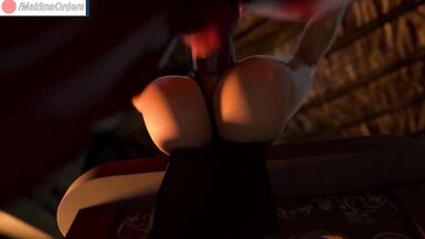 Silly Witch Called Shemale Hentai Succubus With Massive Dick And This Babe Stuffed Her | MakimaOrders - 8 image