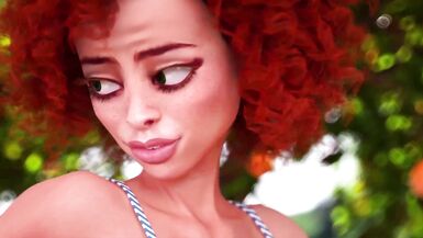 Futanari - A shy dickgirl jerked off a biggest dick, a Mother I'd Like To Fuck, seeing, offered a hawt oral-job and anal pumping - 4 image