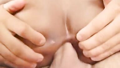 Dude slips anal beads into trannys a-hole and copulates her from the back - 13 image