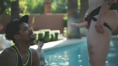 Transgender Chap Drilled by Hung Queer Tag Team - 3 image