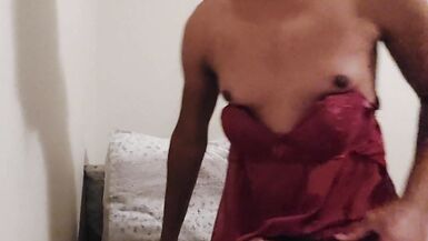 Hawt transsexual masterbates and large cum finish - 4 image