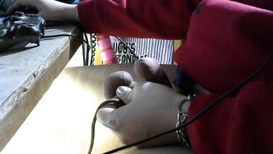 powerful agonorgasmos sex serf balls bound shackled being a cum whore - 2 image