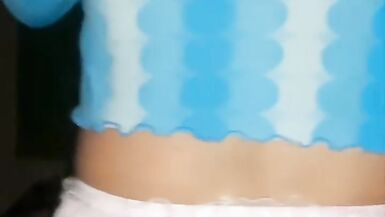 Preparing to go outside and fantasise of being a wicked bitch with my bag of surprises in my pink polkadot mini - 10 image