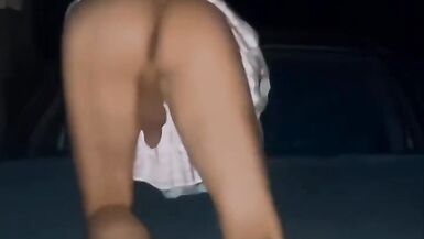 Preparing to go outside and fantasise of being a wicked bitch with my bag of surprises in my pink polkadot mini - 14 image