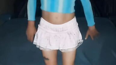 Preparing to go outside and fantasise of being a wicked bitch with my bag of surprises in my pink polkadot mini - 15 image