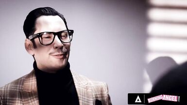 BURNING HOTTY - Breasty Trans Acquires Her Face Hole And Gazoo Drilled Previous To Finishing With A Mouthful Of Cum - 3 image