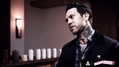 BURNING HOTTY - Breasty Trans Acquires Her Face Hole And Gazoo Drilled Previous To Finishing With A Mouthful Of Cum - 4 image