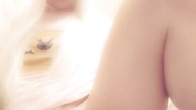 Hawt Bonnie sweetly masturbates anal and cums - 5 image