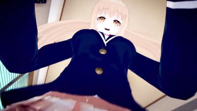 Shemale Hentai Mahiru Shiina | Gay taker POV exchange - The Beauty Next Door Spoils Me Rotten - 4 image