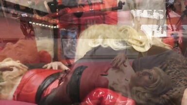 Some Boots worshipping and a wonderful oral sex for Mrs Samantha by her bondman transsexual Marina - 10 image