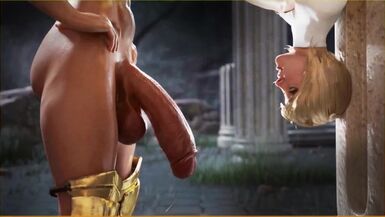 Shemale Hentai mother I'd like to fuck copulates blond in bawdy cleft and anal - Unrepining angel can't live without to be screwed by a corpulent dick - 1 image