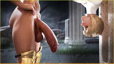 Shemale Hentai mother I'd like to fuck copulates blond in bawdy cleft and anal - Unrepining angel can't live without to be screwed by a corpulent dick - 13 image