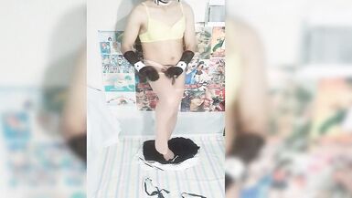 I stole a pants from my steaunt - Creampie - Crossdresser - Trapito - Femboy - Asuka session num 7 - 12 image