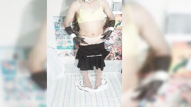 I stole a pants from my steaunt - Creampie - Crossdresser - Trapito - Femboy - Asuka session num 7 - 7 image