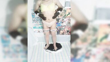 I stole a pants from my steaunt - Creampie - Crossdresser - Trapito - Femboy - Asuka session num 7 - 8 image