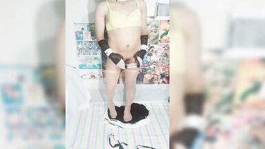 I stole a pants from my steaunt - Creampie - Crossdresser - Trapito - Femboy - Asuka session num 7 - 9 image