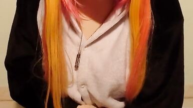 Animegoa kigurumi panda pyjama masturbate - Odd_HD - 14 image