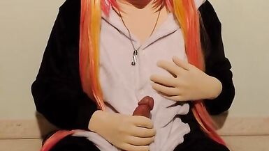 Animegoa kigurumi panda pyjama masturbate - Odd_HD - 3 image