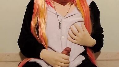 Animegoa kigurumi panda pyjama masturbate - Odd_HD - 4 image