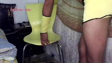 Hermosa travesti en web camera
