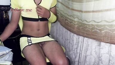 Hermosa travesti en web camera - 13 image