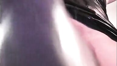 Satisfy your leg fetish and feast on large sissy cock - 14 image