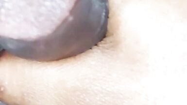 Tiny dick shelady try to cum flaccid dick in slow motion - 13 image