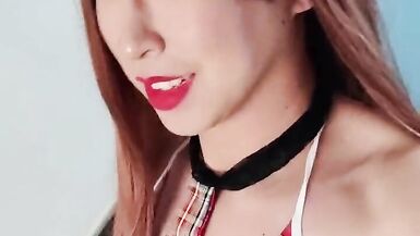 Schoolgirl sissy doxy Bess gives herself a large big O in advance of class - 3 image