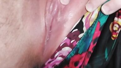 FTM Rubs Large Clitoris To Ruined Big O - 14 image