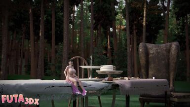 Futa3dX - Futa Alice Goes Down And Copulates Playgirl's Gap Hard - 7 image