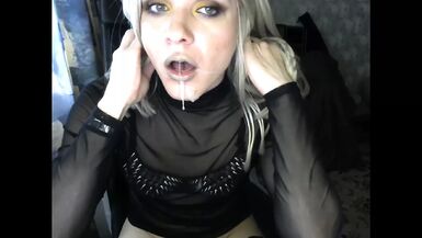 Large Cumpilation of Cumming T-Girls - 1 image