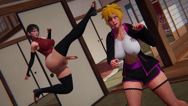 Futa Sarada Fuck Boruko - 1 image