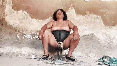 Ladyman Performs Prostate Spunk Flow Massaging Inside Her Wazoo With Bottle, Lady-Boy Prostate Review - 9 image