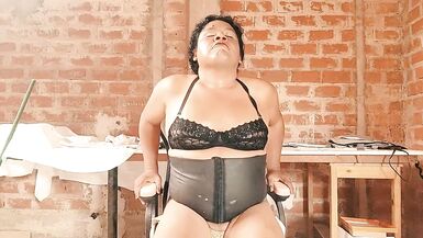 Ladyman Performs Prostate Spunk Flow Massaging Inside Her Booty With Bottle, T-Girl Prostate Review - 14 image