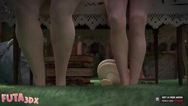 Futa Alice Goes Down And Copulates Playgirl's Gap Hard - 11 image