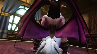 Futanari Draenei Fuck Demon Gal Trio : Warcraft Porn Parody - 14 image