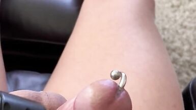 Dilettante Crossdresser Kellycd2022 quick play with my wand in hose spunk flow non-professional - 11 image