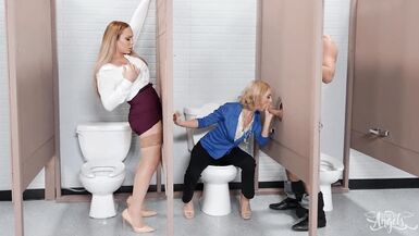 Trans Gals - Winter XX Doll And Dante Colle Double Permeated Chloe Temple In The Baths