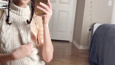 Oiled up trap school gal - 9 image