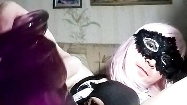 Katya bonks herself with a sextoy whilst indecent talking - 15 image