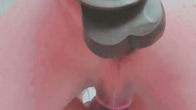 JuliaSissy Drilled and cum eating - 14 image